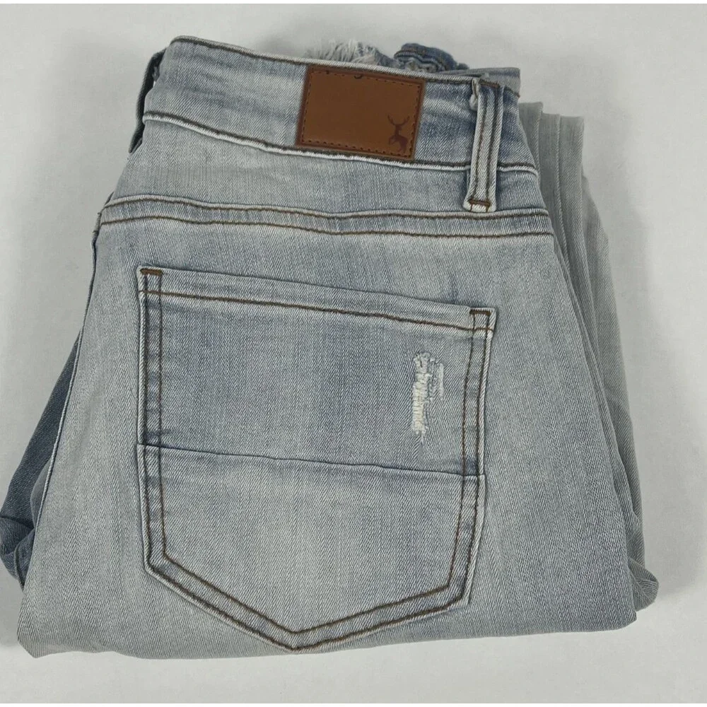 Resfeber LA Collection Women's Boyfriend Jeans Size 4 Distressed Mid Rise NWT